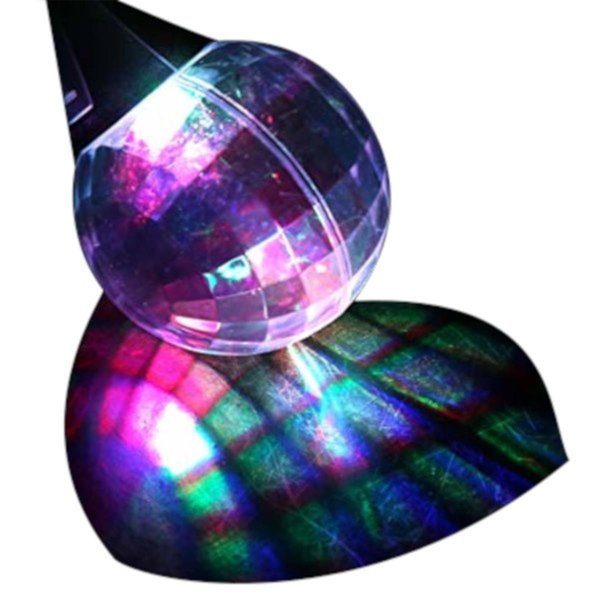 Endgame Disco Prism Ball LED Multi Color Pendant Necklace EN1510402